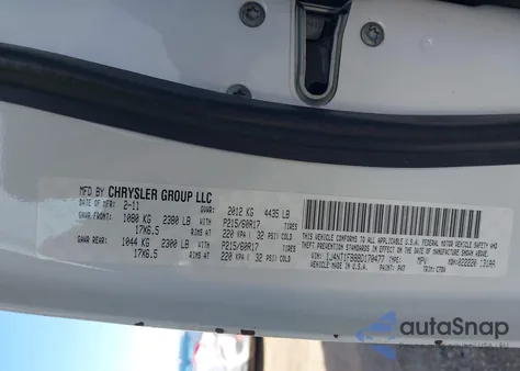 2011 Jeep Compass z USA, uszkodzony, nr VIN 1J4NT1FB8BD170477